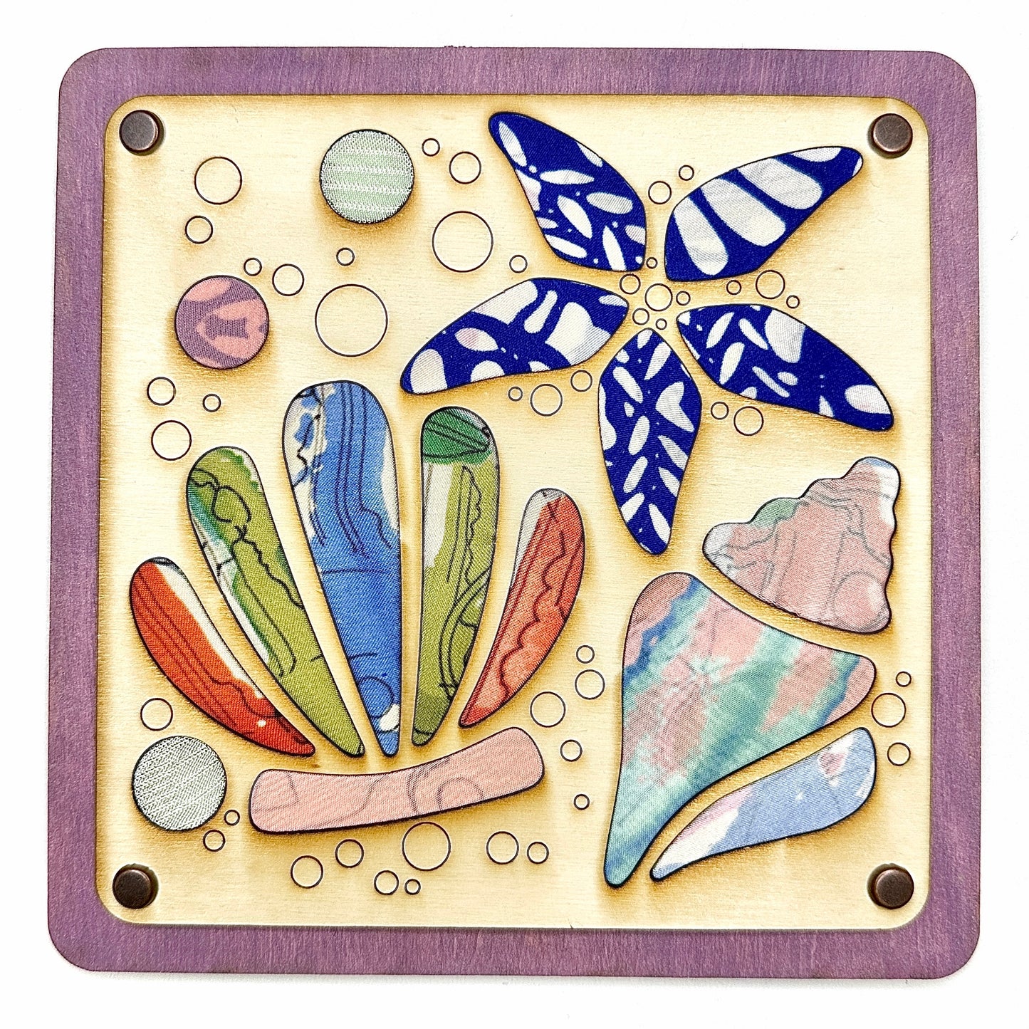 Picto Squares - SEASHELLS