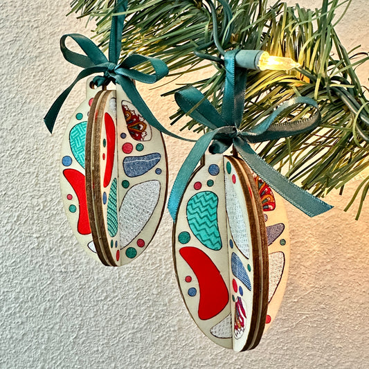 Oval Christmas Ornament
