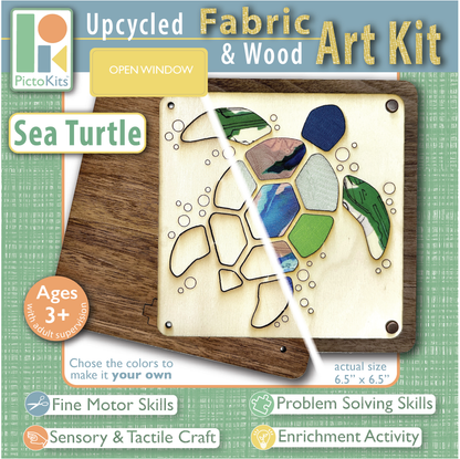 Picto Squares - SEA TURTLE
